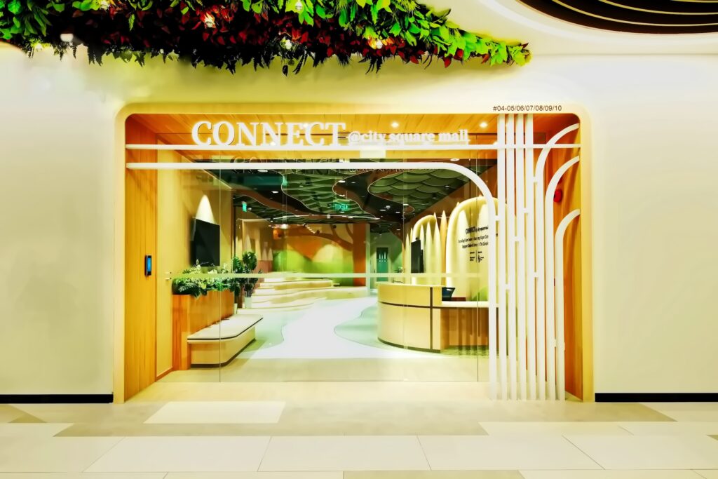 Entrance to Connect @ City Square Mall